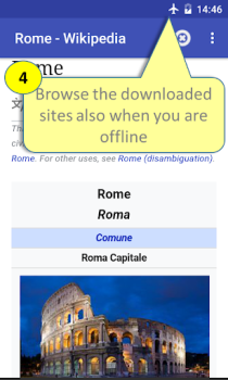 Herunterladen Offline Browser Kommunikation für Android Bildschirmfoto 5