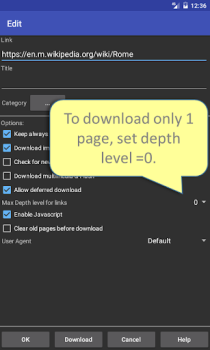 Herunterladen Offline Browser Kommunikation für Android Bildschirmfoto 6