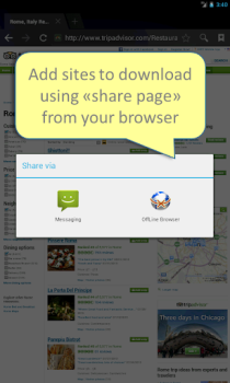 Herunterladen Offline Browser Kommunikation für Android Bildschirmfoto 7
