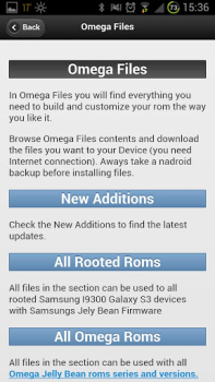 Herunterladen Omega Files Werkzeuge für Android Bildschirmfoto 4