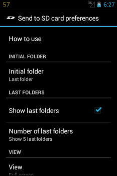Herunterladen Send to SD card Werkzeuge für Android Bildschirmfoto 3