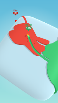 Herunterladen Paper.io 3D Arkade für Android Bildschirmfoto 3