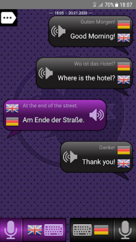 Herunterladen Konversationsübersetzer Werkzeuge für Android Bildschirmfoto 3