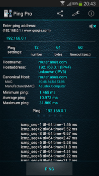 Herunterladen Ping Pro Werkzeuge für Android Bildschirmfoto 4