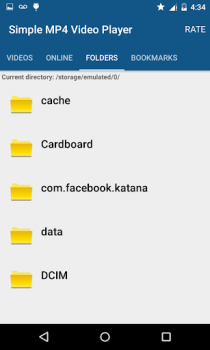 Herunterladen Einfache MP4 Video Player Video-Player und -Editoren für Android Bildschirmfoto 4