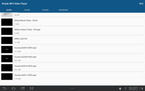 Herunterladen Einfache MP4 Video Player Video-Player und -Editoren für Android Bildschirmfoto 6