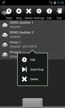 Herunterladen Proxy Server Werkzeuge für Android