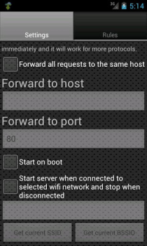 Herunterladen Proxy Server Werkzeuge für Android Bildschirmfoto 4