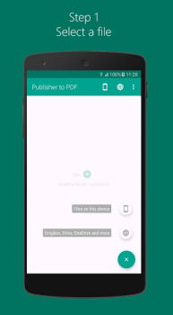 Herunterladen Publisher to PDF Arbeit für Android Bildschirmfoto 2