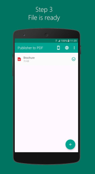 Herunterladen Publisher to PDF Arbeit für Android Bildschirmfoto 4