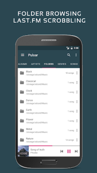 Herunterladen Pulsar Musik-Spieler Musik und Audio für Android Bildschirmfoto 5