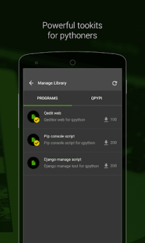 Herunterladen QPython - Learn Python & AI Bildung für Android Bildschirmfoto 4