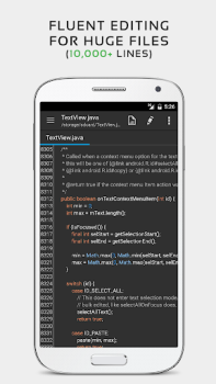 Herunterladen QuickEdit Text Editor Arbeit für Android Bildschirmfoto 2