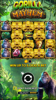 Herunterladen Gorilla Mayhem Slot Casino Kasino für Android Bildschirmfoto 2