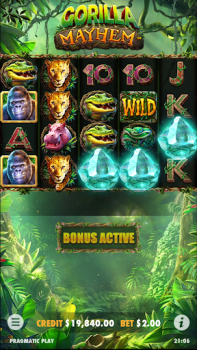 Herunterladen Gorilla Mayhem Slot Casino Kasino für Android Bildschirmfoto 4