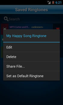 Herunterladen MP3 Cutter and Ringtone Maker Musik und Audio für Android Bildschirmfoto 7