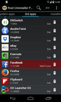 Herunterladen Root Uninstaller Werkzeuge für Android Bildschirmfoto 2