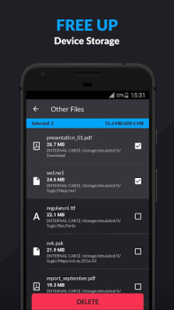 Herunterladen SD Card Cleaner Werkzeuge für Android Bildschirmfoto 5