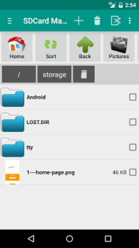Herunterladen SD Card Manager (File Manager) Arbeit für Android Bildschirmfoto 2