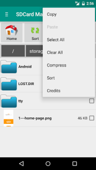 Herunterladen SD Card Manager (File Manager) Arbeit für Android Bildschirmfoto 3