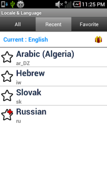 Herunterladen Set Locale & Language Werkzeuge für Android Bildschirmfoto 2