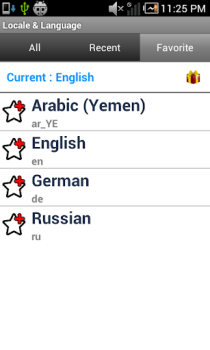 Herunterladen Set Locale & Language Werkzeuge für Android Bildschirmfoto 3