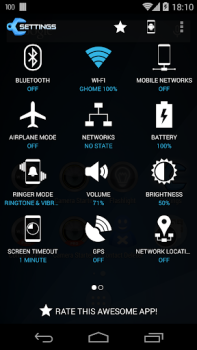 Herunterladen Settings Werkzeuge für Android Bildschirmfoto 5