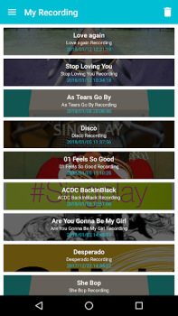 Herunterladen SingPlay MP3 Karaoke Recorder Musik und Audio für Android Bildschirmfoto 6