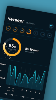 Herunterladen Sleep Cycle: Sleep Tracker Gesundheit & Fitness für Android Bildschirmfoto 2