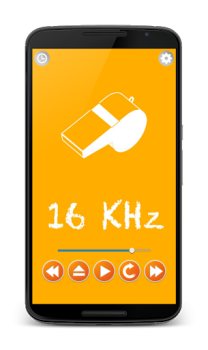 Herunterladen Dog Whistle. Train your dog Werkzeuge für Android Bildschirmfoto 4
