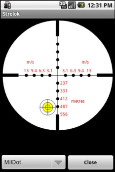 Herunterladen Strelok. Ballistic calculator Sport für Android Bildschirmfoto 2