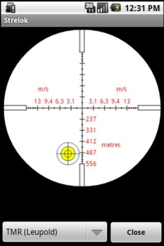 Herunterladen Strelok. Ballistic calculator Sport für Android Bildschirmfoto 4