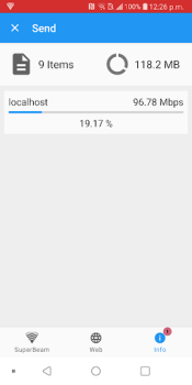 Herunterladen SuperBeam | WiFi Direct Share Kommunikation für Android Bildschirmfoto 6