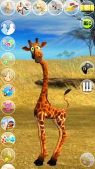 Herunterladen Im Gespräch George Die Giraffe Simulatoren für Android Bildschirmfoto 2