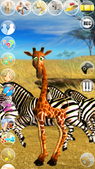 Herunterladen Im Gespräch George Die Giraffe Simulatoren für Android Bildschirmfoto 3