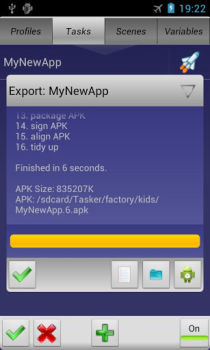 Herunterladen Tasker App Factory Werkzeuge für Android Bildschirmfoto 4