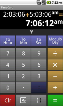 Herunterladen Time Calculator Werkzeuge für Android Bildschirmfoto 3
