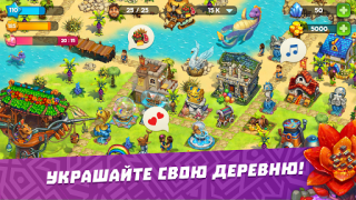 Herunterladen The Tribez: Build a Village Simulatoren für Android Bildschirmfoto 3