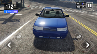 Herunterladen VAZ 2110 Russian Car Driving Simulatoren für Android Bildschirmfoto 4