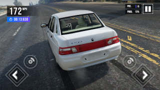 Herunterladen VAZ 2110 Russian Car Driving Simulatoren für Android Bildschirmfoto 6