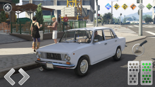 Herunterladen VAZ 2101: Soviet Era Simulator Rennen für Android Bildschirmfoto 3