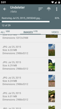 Herunterladen Undeleter Recover Files & Data Werkzeuge für Android Bildschirmfoto 3