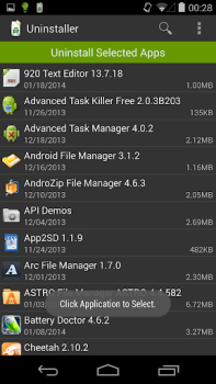 Herunterladen Deinstallierer (Uninstaller) Arbeit für Android Bildschirmfoto 2