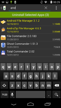 Herunterladen Deinstallierer (Uninstaller) Arbeit für Android Bildschirmfoto 4