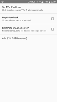 Herunterladen TV Remote for Samsung TV Unterhaltung für Android Bildschirmfoto 4