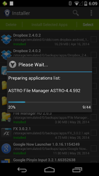 Herunterladen Installierer (Install APK) Arbeit für Android Bildschirmfoto 4