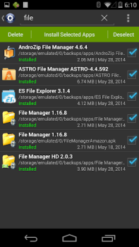 Herunterladen Installierer (Install APK) Arbeit für Android Bildschirmfoto 5