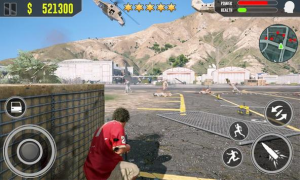 Herunterladen Gangster Fight - Vegas Crime S Simulatoren für Android Bildschirmfoto 3
