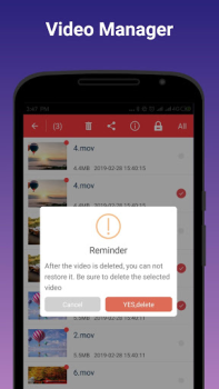 Herunterladen Видео проигрыватель Video-Player und -Editoren für Android Bildschirmfoto 7