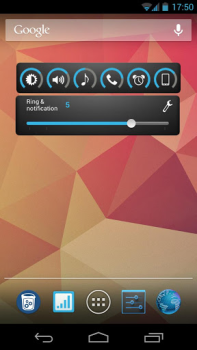 Herunterladen Slider Widget - Volumes Werkzeuge für Android Bildschirmfoto 2